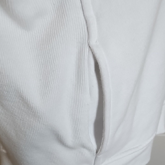 White Zip-Up Hoodie Sweat Shirt Jacket Carnival Cruisewear - Picture 4 of 14